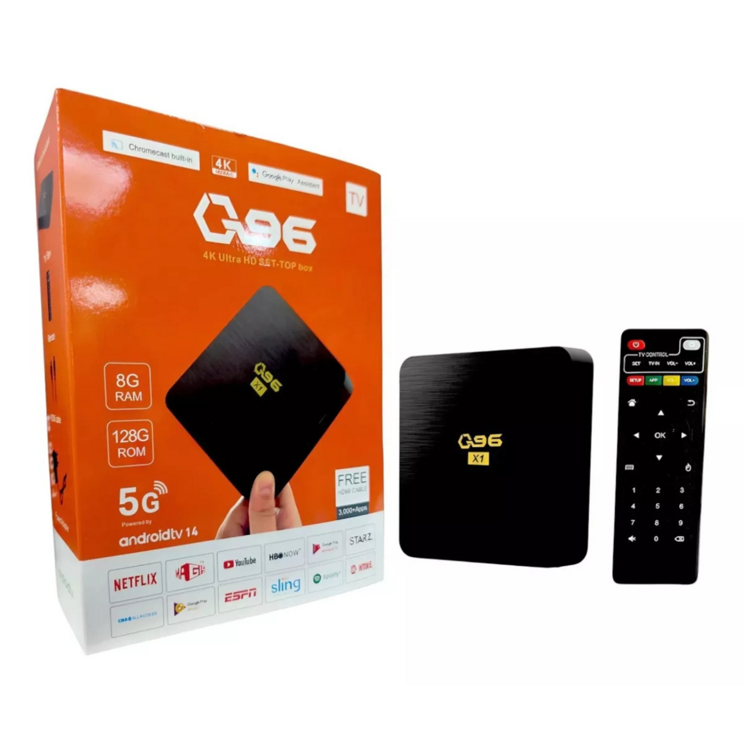 Tv Box Q96 Magis Tv Preinstalado Canales,futbol Y Peliculas