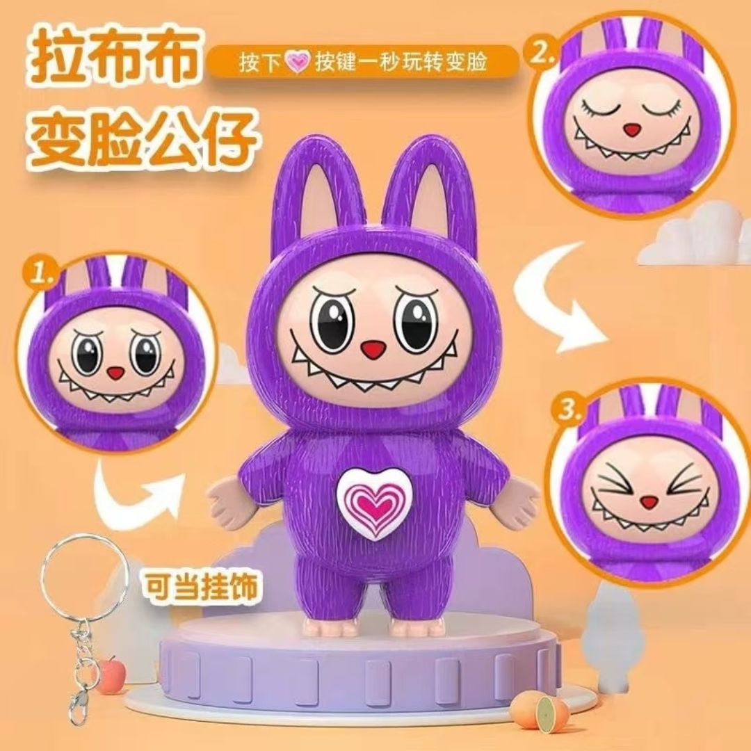 Llavero Labubu Kawaii con Cambio de caraproductos-para-emprender-por-mayor