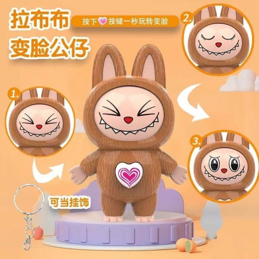 Llavero Labubu Kawaii con Cambio de caraproductos-para-emprender-por-mayor