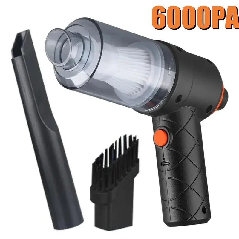 Mini Aspiradora Portátil Recargable Auto Hogar Inhalámbrica Color Negroproductos-para-emprender-por-mayor