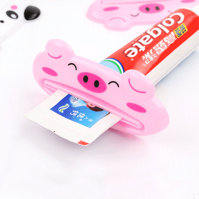 diapensador de Pasta de Dientes de Silicona Diseño de Dibujos Animados