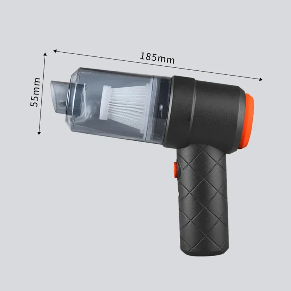 Mini Aspiradora Portátil Recargable Auto Hogar Inhalámbrica Color Negroproductos-para-emprender-por-mayor