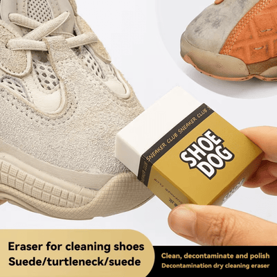 Borrador de Zapatos Portátil - Gamuza, Piel de Oveja y Limpieza de Cuero