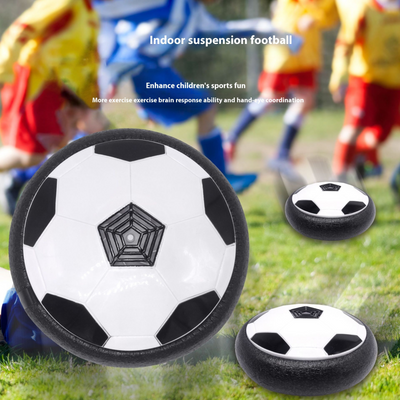 Pelota Plana Flotante de Fútbol Soccer Deslizante con Luz LED