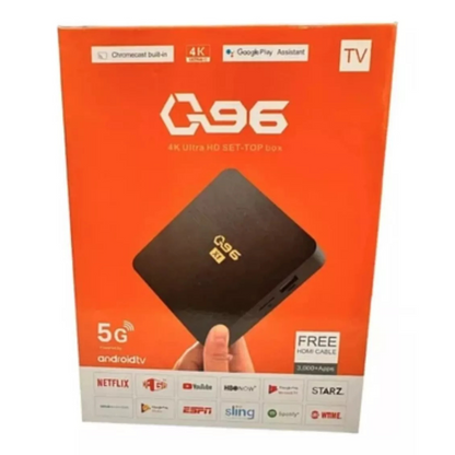 Tv Box Q96 Magis Tv Preinstalado Canales,futbol Y Peliculas