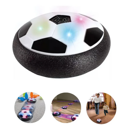 Pelota Plana Flotante de Fútbol Soccer Deslizante con Luz LED