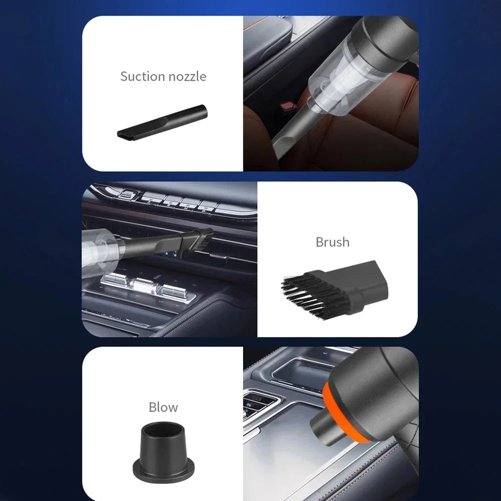 Mini Aspiradora Portátil Recargable Auto Hogar Inhalámbrica Color Negroproductos-para-emprender-por-mayor