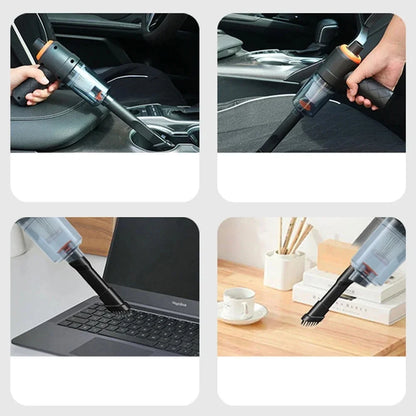 Mini Aspiradora Portátil Recargable Auto Hogar Inhalámbrica Color Negroproductos-para-emprender-por-mayor