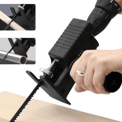 Adaptador De Sierra Para Taladro Eléctrico Con 3 Hojas Corte Madera Metal
