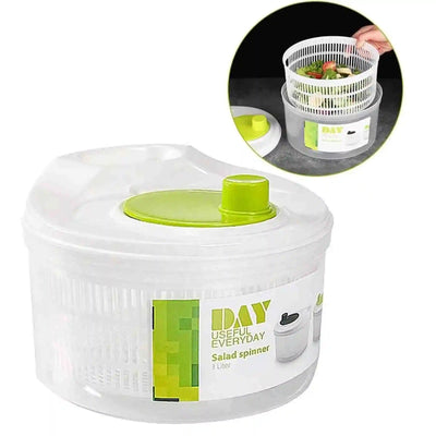 Centrifuga Secador De Lechuga Frutas Verduras Alimentos 3lts