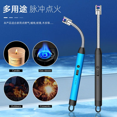 Chispero Eléctrico Recargable Encendedor USB De Cocina