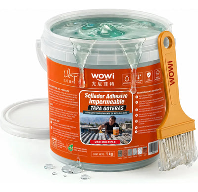 Sellador Tapagotera Impermeable Líquido 1000g Sellador Adhesivo Na