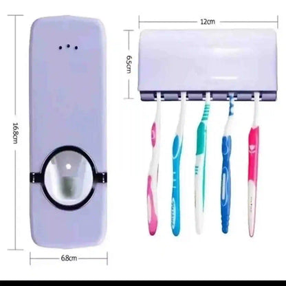 Dispensador De Pasta Dental Con Organizador De Cepillos