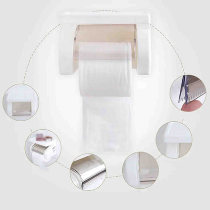 Porta Rollo Papel Higiénico Con Soporte Para Celular