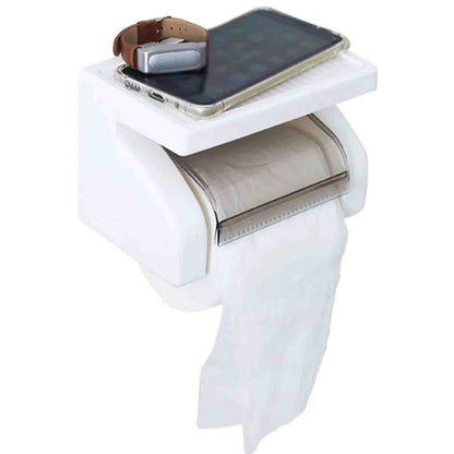 Porta Rollo Papel Higiénico Con Soporte Para Celular
