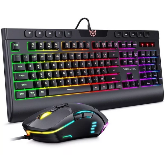 Kit Gamer Onikuma Teclado G21+ Mouse Cw902 Rgb