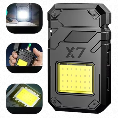 Linterna y Encendedor Llavero X7 usb