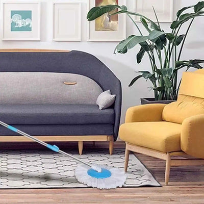 Mopa 360° con Tambor Metálico y 2 Paños de Microfibra