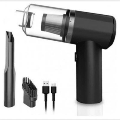 Mini Aspiradora Portátil Recargable Auto Hogar Inhalámbrica Color Negroproductos-para-emprender-por-mayor