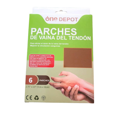 Parche Tendinitis Alivia Muñeca Tunel Carpiano Artritis