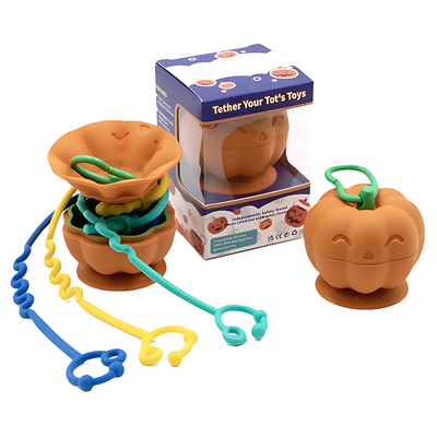 Porta Chupete Calabaza De Silicona Bebé Anti Caída