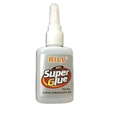 Rill Super Glue 20g – Pegamento Instantáneo Extra Fuerte para Todo Tipo de Materiales