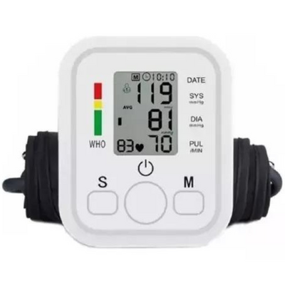 Toma Presion Tensiómetro Digital De Brazo Medidor Presion Arterial Pulso