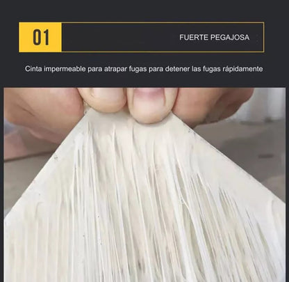 Cinta adhesiva tapa goteras de 5cm x 10 mts de largo