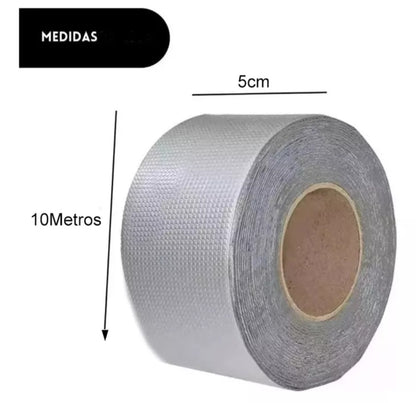 Cinta adhesiva tapa goteras de 5cm x 10 mts de largo