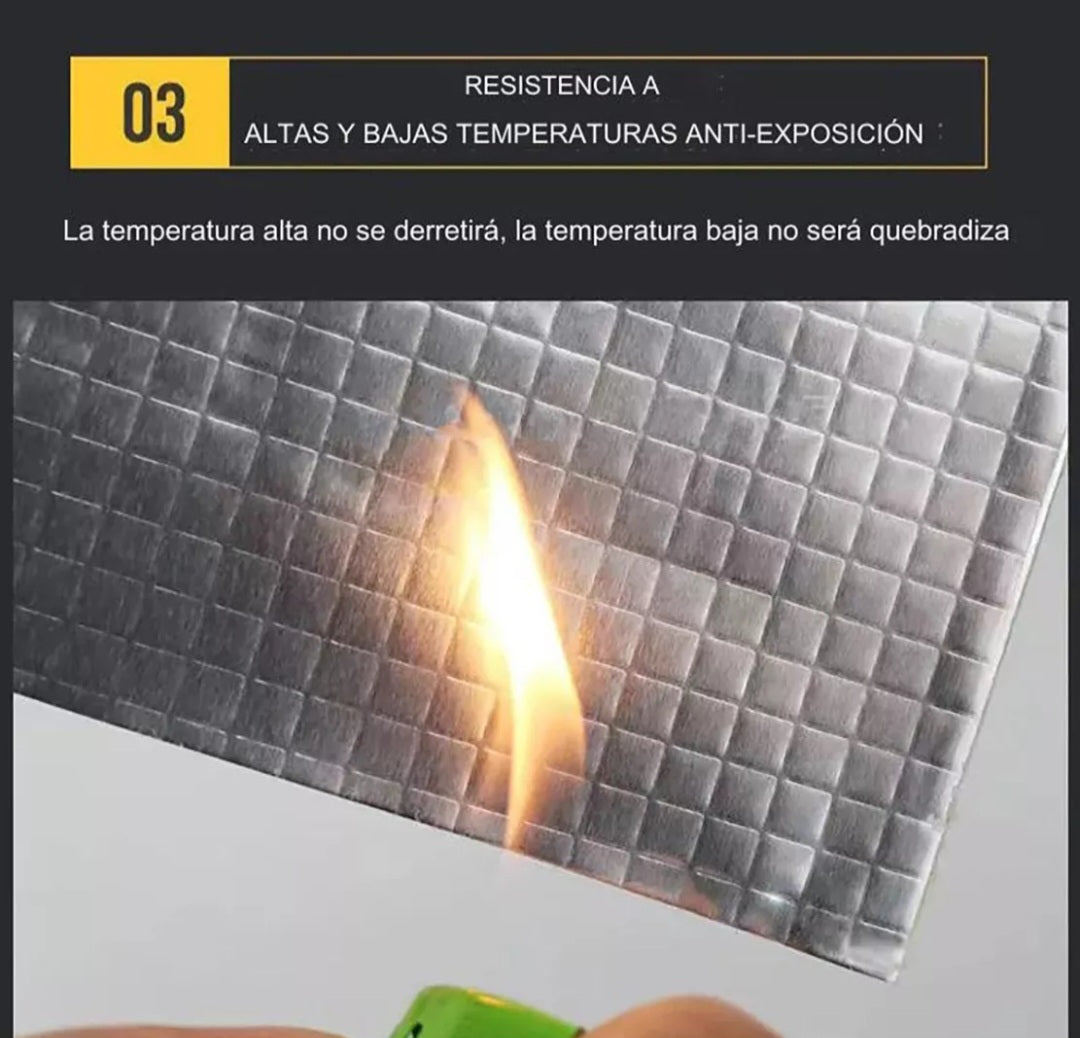 Cinta adhesiva tapa goteras de 5cm x 10 mts de largo